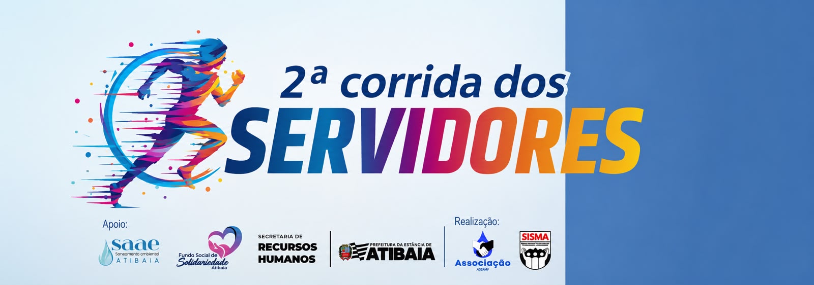 Banner oficial da 2ª Corrida dos Servidores